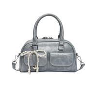 Chenxi Studio Elegante borsa a tracolla con fiocchi e borsa a mano pratica borsa a tracolla in PU con spaziosa essenziale organizzata per varie occasioni Elegante borsa a tracolla con fiocco, Blu, One