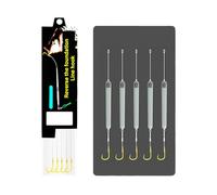 Chenxi Studio Gancio spinato da pesca a sospensione per capelli pronto all'uso Anti Bottom Carp Rigs esche da pesca per acqua salata attrezzatura manuale galleggiante da pesca rig