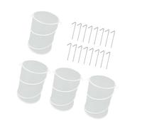 Chenxi Studio Set di 4 coperture per piante a rete per animali, include 16 paletti stabilizzanti per proteggere le piante