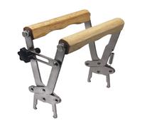 Chenxi Studio Sollevatore di telaio per apicoltura a prova di corrosione Costruzione in acciaio inossidabile e manico in legno naturale Attrezzatura per apiario Attrezzatura essenziale per apicoltura