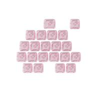 Chenxi Studio Tastiere creative del modello del gattino Keycaps nel colore chiaro molle con il modello del cuore ampiamente misura per i cappucci meccanici meccanici