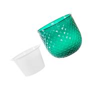 Chenxi Studio Vaso per piante autoirrigante trasparente da giardinaggio pigro per giardinaggio idroponico per interni ed esterni Decorazione per stoccaggio dell'acqua Vasi da giardinaggio a bassa