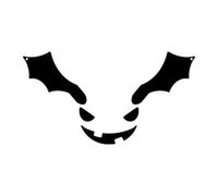 Chenxi Studio Zucca di Halloween Decorazione Inserti in Metallo Riutilizzabili Porta Esterna Decorazione Finestra Per Feste Casa Temi Matrimonio Decorazioni di Halloween Ferro Bat