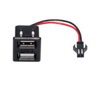 chenyang 2 Porte 2,54 mm passo 2 Pin 1 a 2 USB 2.0 femmina DC 5V 2A presa di ricarica a filo cavo adattatore di conversione porta