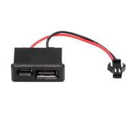 chenyang 2 Porte 2,54 mm Pitch 2Pin a USB 2.0/USB C femmina DC 5V 2A Montaggio a filo Caricabatteria Cavo di conversione Adattatore di cavo piatto Tipo