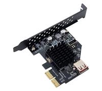 ChenYang 2 porte USB 2.0 e USB 3.1 Gen 2 Type-E pannello frontale presa a PCI-E 2X PCI Express adattatore scheda di espansione