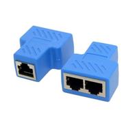Chenyang 2PCS STP UTP CAT6 RJ45 8P8 C spina a doppio RJ45 splitter adattatore di rete Ethernet switch