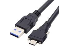 chenyang 3.0M USB 3.1 Doppie viti di bloccaggio da tipo C a standard USB3.0 Cavo dati Tipo di montaggio a pannello