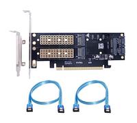 chenyang 3 in 1 M.2 NVME/NGFF/mSATA SSD a PCIe 3.0/4.0 X16 Scheda Madre SSD Aggiornamento Scheda di Espansione Adattatore