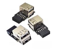 chenyang 3 Pack USB 2.0 Front Panel Header 9Pin/10Pin 1 a 2 USB 2.0 Tipo A Femmina Mainboard Header Extension Adapter