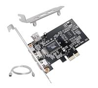 ChenYang 4 porte 1394A Capture Card, 3 x 6 pin e 1 x 4 pin 1394A su PCI Express Adattatore scheda di espansione con piastra da 8 cm e cavo da 12 cm