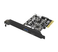 Chenyang 4 Porte PCI-E 4X a USB A/USB C/USB 3.0 20Pin/USB 3.1 Presa frontale Scheda di espansione USB 3.1 Gen2 PCI Express con chipset dual ASM3142 VL822
