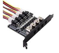 Chenyang 4 SATA HDD SSD Interruttore di alimentazione del disco rigido Selector Modulo di controllo del sistema di gestione con staffa PCI da 120 mm