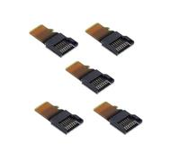 chenyang 5 confezioni di adattatori per schede di memoria Micro-SD-TF, convertitore lettore di schede Micro-SD-TF, adattatore maschio a femmina, adattatore di prolunga per auto-GPS-telefono