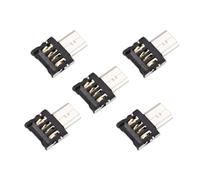 chenyang 5 PACK Adattatore Micro USB OTG Adattatore connettore da Micro USB maschio a USB 2.0 femmina ultra mini