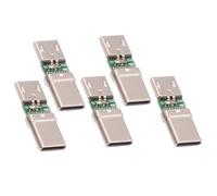 chenyang 5 PACK Adattatore Micro USB OTG Adattatore connettore Micro USB femmina a USB C maschio formato mini