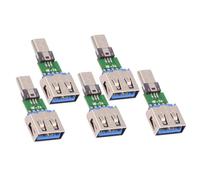 chenyang 5 PACK Adattatore Micro USB OTG Adattatore connettore Micro USB maschio a USB 2.0 femmina di dimensioni mini