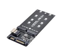 chenyang Adattatore combinato 2 in 1 M.2 NVME a SFF-8654 e NGFF SSD a SATA per scheda madre (non compatibile con NVME SSD a SATA)