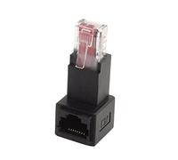 Chenyang - Adattatore connettore per estensione di rete Ethernet LAN, 8P8C, FTP, STP, UTP, Cat 5e, angolato a 90 gradi verso il basso