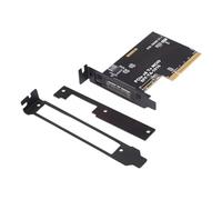 ChenYang Adattatore da PCI-E X8 a PCI-E 5.0 MCIO 8i 74Pin SFF-TA-1016 Mini Cool Edge IO Femmina Adattatore scheda di espansione PCI per grafica di espansione