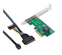 ChenYang Adattatore da SFF-8643 a PCI-E 4X con cavo da SFF-8639 a SFF-8643 per scheda madre U.2 SFF-8639 SSD Expansion