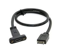 ChenYang Adattatore per cavo di prolunga USB Type-E da pannello frontale USB C a USB 3.1 Gen 2 10 Gbps per scheda madre con staffa PCI-E da 12 cm