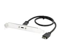 ChenYang Adattatore per cavo di prolunga USB Type-E da pannello frontale USB C a USB 3.1 Gen 2 10 Gbps per scheda madre con staffa PCI-E da 12 cm