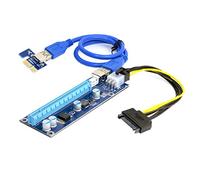 Chenyang Adattatore scheda di sollevamento PCI-Express X1 a X16 GPU con cavo di alimentazione USB 3.0 e SATA