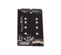 ChenYang Adattatore SlimSAS a NVME SSD, SFF-8654 8i 1 a 2 PCIe NVME/AHCI SSD con alimentazione SATA