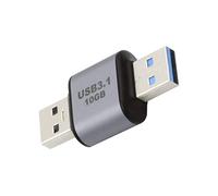 chenyang Adattatore USB 3.1 Gen 2, da USB maschio a USB maschio, 10 Gbps, trasferimento dati 5 V3 A, ricarica rapida, in lega di alluminio, adattatore convertitore per cuffie/disco/telefono