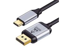 Chenyang Adattatore USB C a DisplayPort 4K per Monitor Laptop, DP a USB C, 1,8 m
