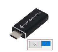 chenyang Adattatore USB C Adattatore per display virtuale Tipo-C USB-C DDC EDID Spina fittizia Emulatore display fantasma senza testa 1920x1080p@60Hz