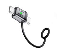 chenyang Adattatore USB C, connettore USB C maschio a maschio, supporta trasferimento dati 80 Gbps PD 240 W, ricarica rapida 8K a 60 Hz. Uscita video