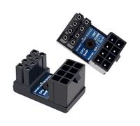 chenyang ATX 8PIN EPS 12V Adattatore di connettore a 180 gradi con fibbia inclinabile a 180 gradi per CPU 2PCS/SET