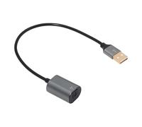 chenyang Cavo audio ottico da USB A maschio a Toslink femmina, cavo audio ottico digitale per musica/gioco/film/TV, 0,2 m