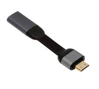 chenyang Cavo corto piatto da USB C a mini HDMI, da USB tipo C a mini HDMI, trasmissione unidirezionale, 4K a 60 Hz, ad alta velocità, compatibile con porta Thunderbolt 3/4
