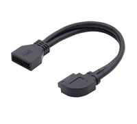 Chenyang Cavo da 3 Gbps USB 0.20 ad angolo retto a 19 pin maschio a femmina 5 gradi per scheda madre CY Plug and Play USB 3.0