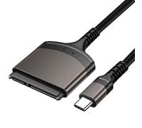 chenyang Cavo da SATA a USB in nylon intrecciato da USB C a 2,5 pollici SATA Hard Drive Adattatore convertitore esterno per SSD/HDD trasferimento dati