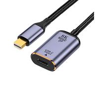 chenyang Cavo da USB C a Mini Displayport, ingresso USB tipo C femmina a Mini Displayport 1.4 maschio uscita HDTV cavo 8K @ 60hz 4K @ 120hz per tablet, telefono e laptop