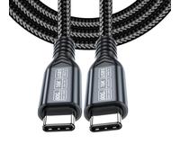 chenyang Cavo dati USB C da 3,28 piedi, 16 K a 60 Hz, supporta trasferimento dati da 80 Gbps, PD 240 W, ricarica rapida, compatibile con CarPlay, Steam Deck, switch, proiettore