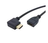 Chenyang Cavo di estensione HDMI,HDMI 1.4 maschio a femmina 90 gradi cavo di estensione angolare sinistro 0.5m