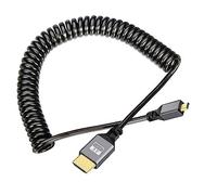 chenyang Cavo di prolunga da Micro HDMI a spirale da HDMI 1.4 a Micro HDMI 4K 60hz