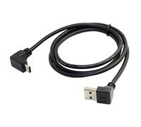 chenyang Cavo di prolunga dati da USB C a USB 3.0 ad angolo di 90 gradi verso il basso, per tablet, telefoni cellulari, hard disk
