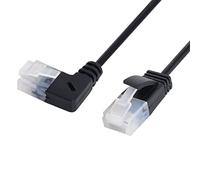 chenyang Cavo di prolunga Ethernet Cat6 RJ45 ultra sottile angolato a 90 gradi per notebook, router, TV Box da 3 m