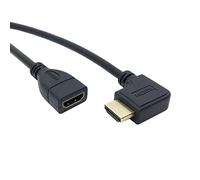 chenyang Cavo di prolunga HDMI 1.4 con connettore ad angolo retto a 90 gradi con Ethernet e 3D tipo A maschio a femmina A, 0,5 m