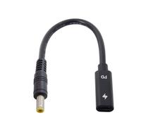 chenyang Cavo di ricarica PD da 5,5 * 2,5 mm DC 19 V adatto per ingresso femmina da laptop a USB-C
