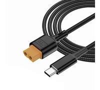 chenyang Cavo di ricarica XT60, UCB C a XT60 PD 100 W 20 V 5 A SC100 cavo intrecciato caricabatterie rapido 1,0 m per ToolkitRC