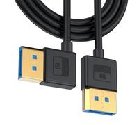 chenyang Cavo DisplayPort 1.4 DisplayPort 90 gradi ad angolo sinistro 8K@60Hz 4K@240Hz 32,4 Gbps ad alta velocità placcato oro ultrasottile cavo 1.0M