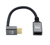 Chenyang Cavo HDMI 1.4, cavo prolunga con connettore HDMI tipo A maschio a femmina, connettore angolato a 90° verso il basso