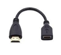 Chenyang Cavo mini HDMI tipo C femmina a HDMI tipo A maschio prolunga per fotocamera HDTV 4K 1080P 15 cm